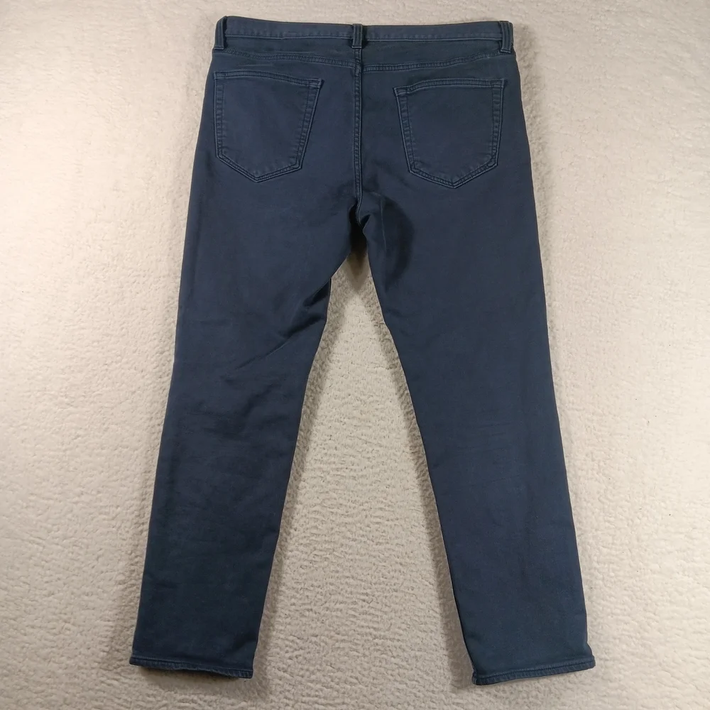 Banana Republic Jeans Mens 36x30 Blue Denim Traveler Slim Straight Stretch